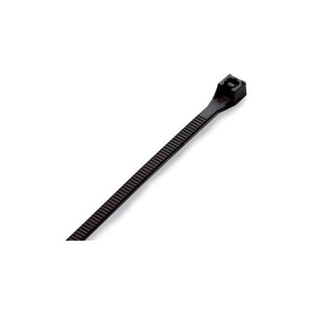 Del City Div Of Actuant Cable Tie, 11 in L, 3 in Max Bundle Dia., Black, PA 6.6, 75 lb Strength 9631
